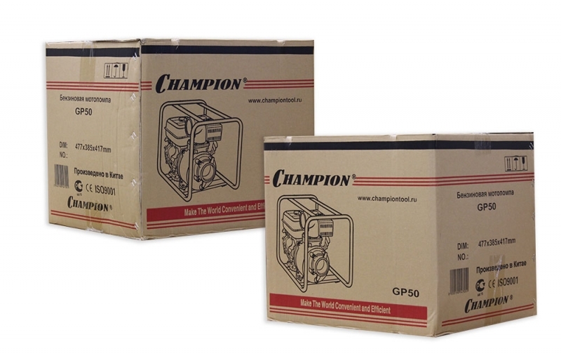 Бензиновая мотопомпа CHAMPION GP50