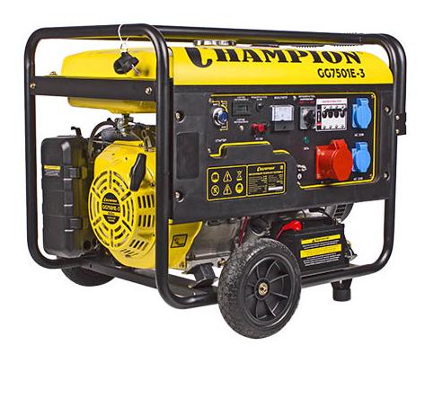 Генератор бензиновый CHAMPION GG7501E-3