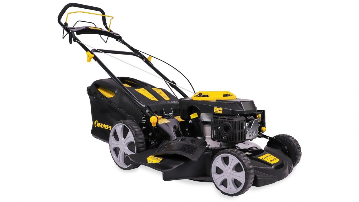 Бензиновая газонокосилка самоходная CHAMPION LM4627