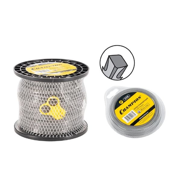 Корд трим. TI-LON 4,0 мм*68 м(зубчатый квадрат)+нож