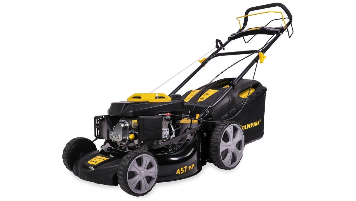 Бензиновая газонокосилка самоходная CHAMPION LM4627