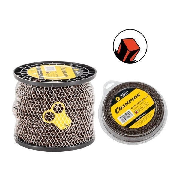 Корд трим. Hurricane saw twist 3,0 мм*179 м(зубчатый витой)+нож