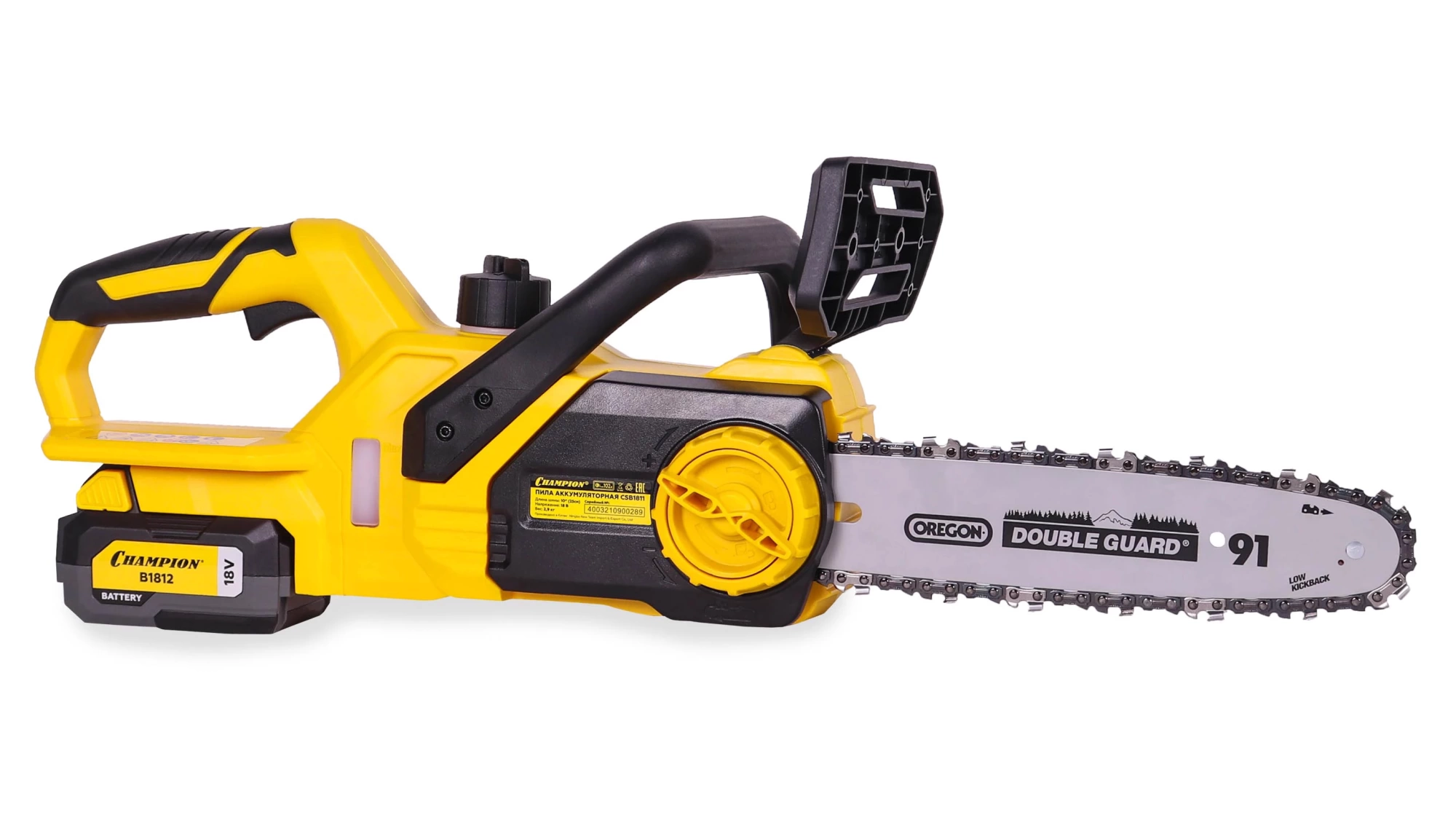 Аккумуляторная цепная пила CHAMPION CSB1821 (с ЗУ и АКБ)